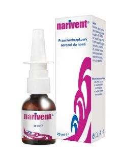 Narivent, aer.do nosa, przeciwobrzekowy, 20 ml