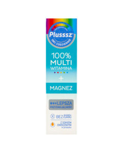 Plusssz 100% Multiwitamina+Magnez, tabletki musujące, 20 szt.