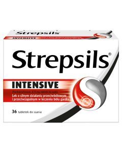 Strepsils Intensive, 8,75 mg, tabletki do ssania, 36 szt.