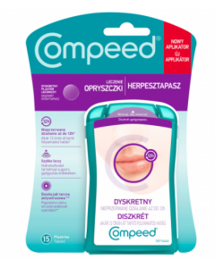 Compeed dyskretny plaster na opryszczkę, 15 szt.