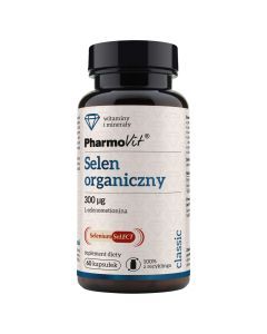 Pharmovit Classic, selen organiczny 300 µg, 19,8 g, kapsułki, 60 szt.