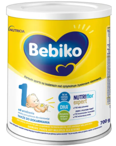 Bebiko 1 NUTRIflor Expert, mleko początkowe dla niemowląt, od urodzenia, proszek, 700 g