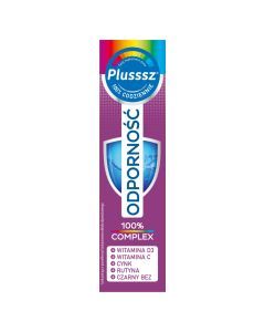 Plusssz Odporność 100% Complex, tabletki musujące, 20 szt.