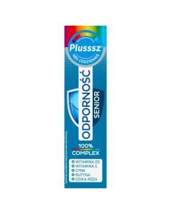 Plusssz Odporność Senior 100% Complex, tabletki musujące, 20 szt.