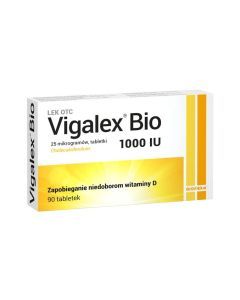 Vigalex Bio, 1000 IU, tabletki, 90 szt.