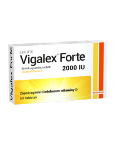 Vigalex Forte, 2000 IU, tabletki, 60 szt.