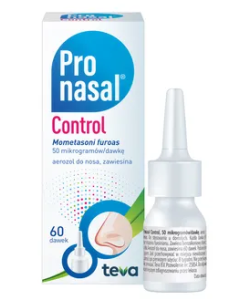 Pronasal Control, 50 mcg/dawkę, aerozol do nosa, 60 dawek