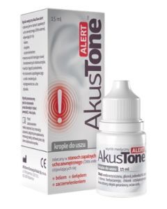 AkusTone ALERT, krople do uszu, 15 ml