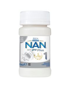 Nan Optipro Plus 1 HM-0, mleko początkowe, płyn, 90 ml x 32 szt.