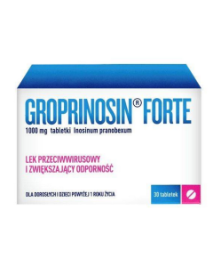 Groprinosin Forte, 1000 mg, tabletki, 30 szt.