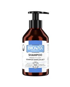 Biovax Prebiotic, prebiotyczny szampon nawilżajacy do wrażliwej skóry głowy, 200 ml