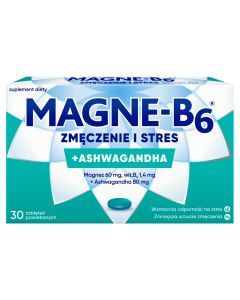 Magne-B6 Zmęczenie i stres, tabletki powlekane, 30 szt.