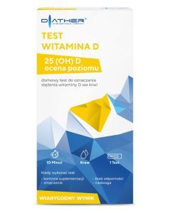 Test Witamina D, do oznaczenia stężenia witaminy D we krwi, 1 szt.