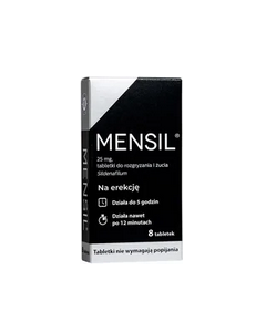 Mensil, 25  mg, tabletki do rozgryzania, żucia, 8 szt.