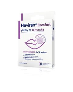 Heviran Comfort, plasty na opryszczkę, 15 szt.