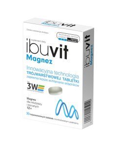 Ibuvit Magnez, tabletki trójwarstwowe, 30 szt.