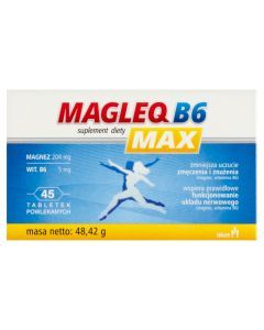 Magleq B6 Max, tabletki powlekane, 45 szt.
