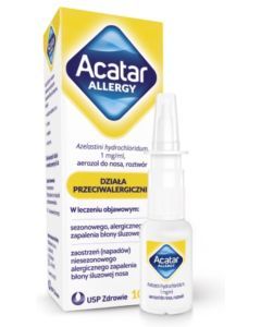 Acatar Allergy, 1 mg/ml, aerozol do nosa, 10 ml