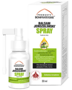 Produkty Bonifraterskie, Balsam Jerozolimski, spray, 30 ml