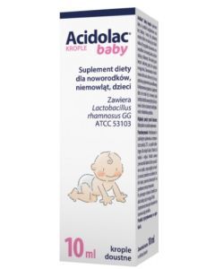 Acidolac Baby, krople doustne, 10ml