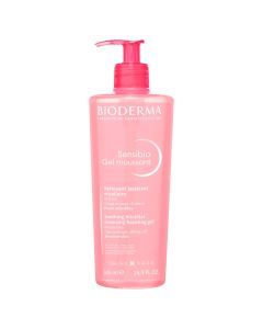 Bioderma Sensibio Gel, łagodzący żel micelarny do oczyszczania twarzy, 500 ml