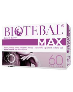 Biotebal Max, 10 mg, tabletki, 60 szt.
