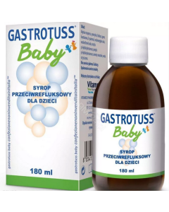 Gastrotuss Baby, syrop, p/refluksowy,dla dzieci, 180 ml