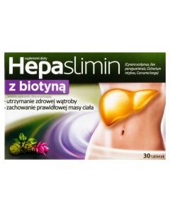 Hepaslimin z biotyną, tabletki, 30 szt.