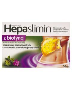 Hepaslimin z biotyną, tabletki, 30 szt.