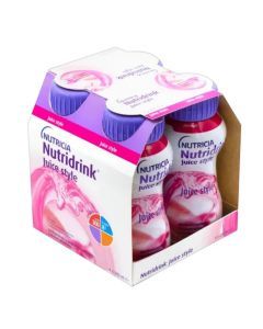 Nutridrink Juice Style, płyn o smaku truskawkowym, 4 x 200 ml