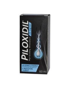 Piloxidil, 2%, płyn na skórę głowy, 60 ml