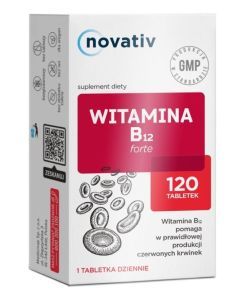 Novativ Witamina B12 forte, 120 tabletek