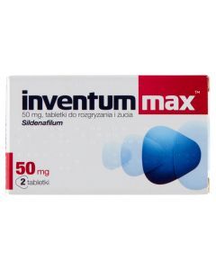Inventum Max, 50 mg, tabletki do rozgryzania i żucia, 2 szt.