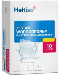 Heltiso plastry hipoalergiczne, zestaw wodoodporny, 10 sztuk