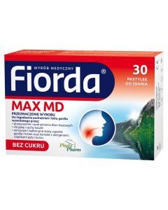 Fiorda Max MD, pastylki do ssania, 30 szt.