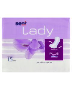 Seni Lady Plus, wkładki urologiczne, 15 szt.