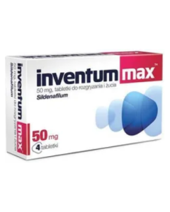 Inventum Max, 50 mg, tabletki do rozgryzania i żucia, 4 szt.