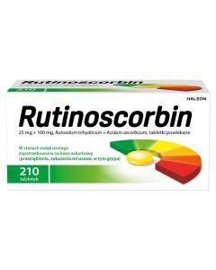 Rutinoscorbin, tabletki powlekane, 210 szt.
