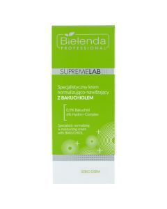 Bielenda Professional SupremeLab, Specjalistyczny krem normalizująco-nawilżający z Bakuchiolem, 50 ml
