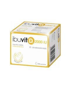 Ibuvit D3 2000 IU, 2000 IU, kapsułki miękkie, 90 szt.