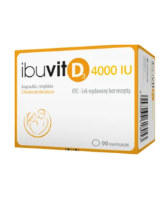 Ibuvit D3 4000 IU, 4000 IU, kapsułki miękkie, 90 szt.