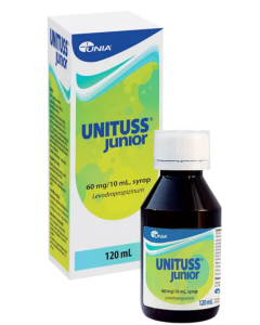 Unituss Junior, 60 mg/10 ml, syrop, 120 ml