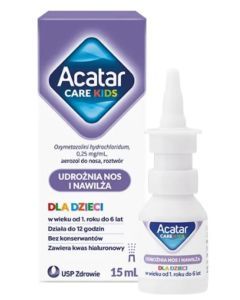 Acatar Care Kids, 0,25 mg/ml, aerozol do nosa, 15 ml