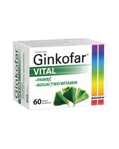 Ginkofar Vital, tabletki powlekane, 60 szt.