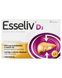 Esseliv D3, kapsułki, 50 szt.