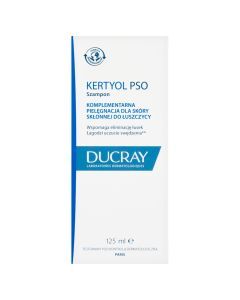 Ducray Kertyol PSO, szampon dla skóry skłonnej do łuszczycy, 125 ml