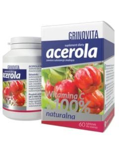 Acerola Grinovita, tabletki do ssania, 60 szt.