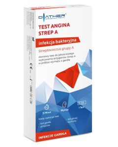 Test Angina Strep A, test kasetkowy, 1 szt.