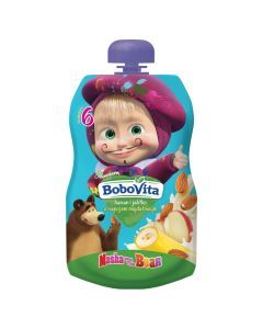 BoboVita, banan i jablko z napojem migdalowym,po 6 m-cu,100g