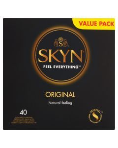 Skyn Original, prezerwatywy nawilżające, nielateksowe, 40 szt.